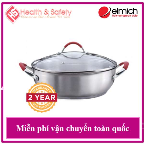 NỒI LẨU ELMICH INOX 304 ĐÁY TỪ 5789 28CM- BẢO HÀNH 2 NĂM