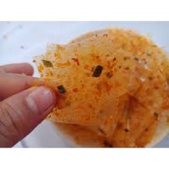 1KG BÁNH TRÁNG VUÔNG TRỘN SATE TÔM HÀNH PHI