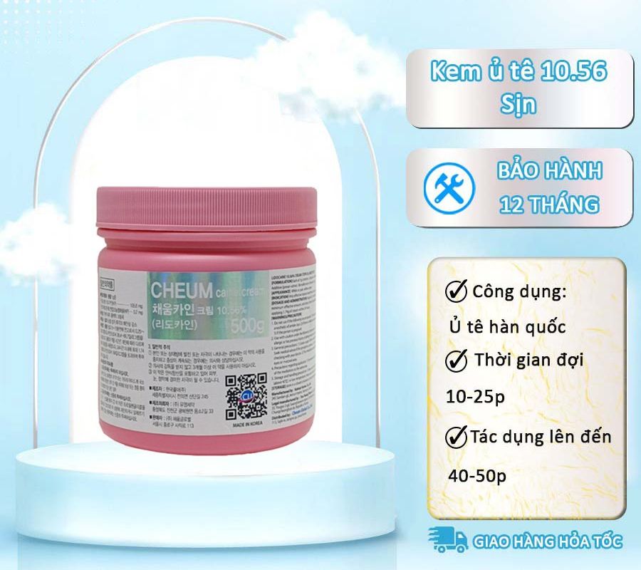 Kem cain, 10.56% cream. 500g hàn quốc