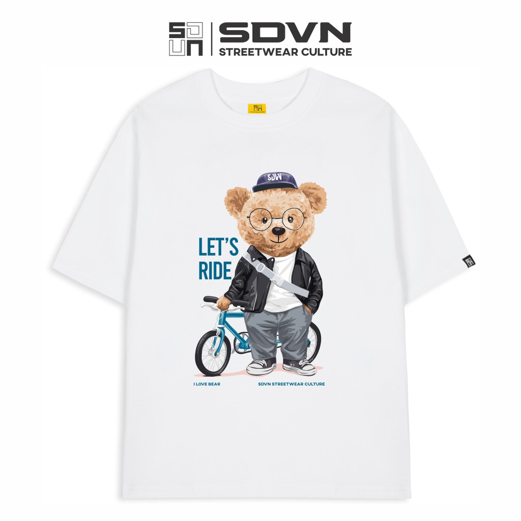 Áo Thun Unisex Nam Nữ SDVN LETS RIDE