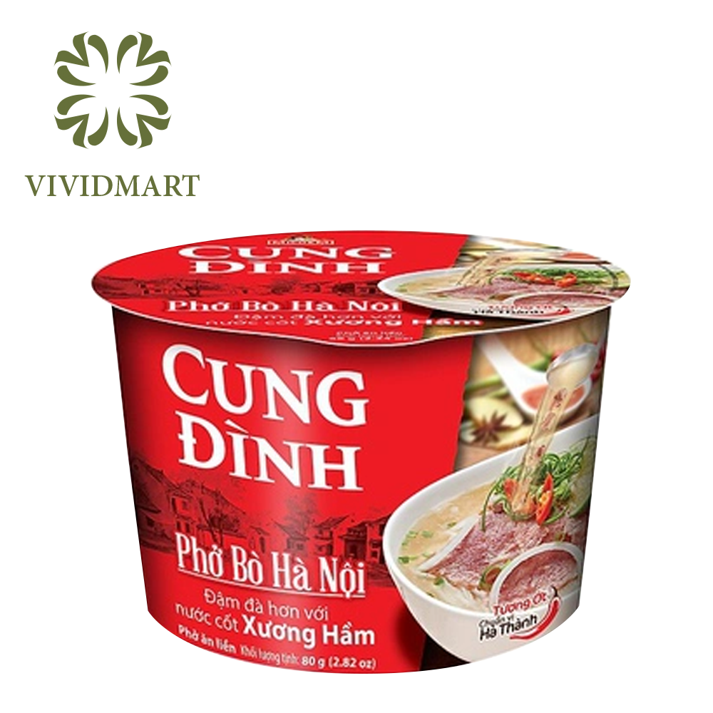 Phở tô cung đình hà nội 2 vị bò, gà – hộp 80g - micoem