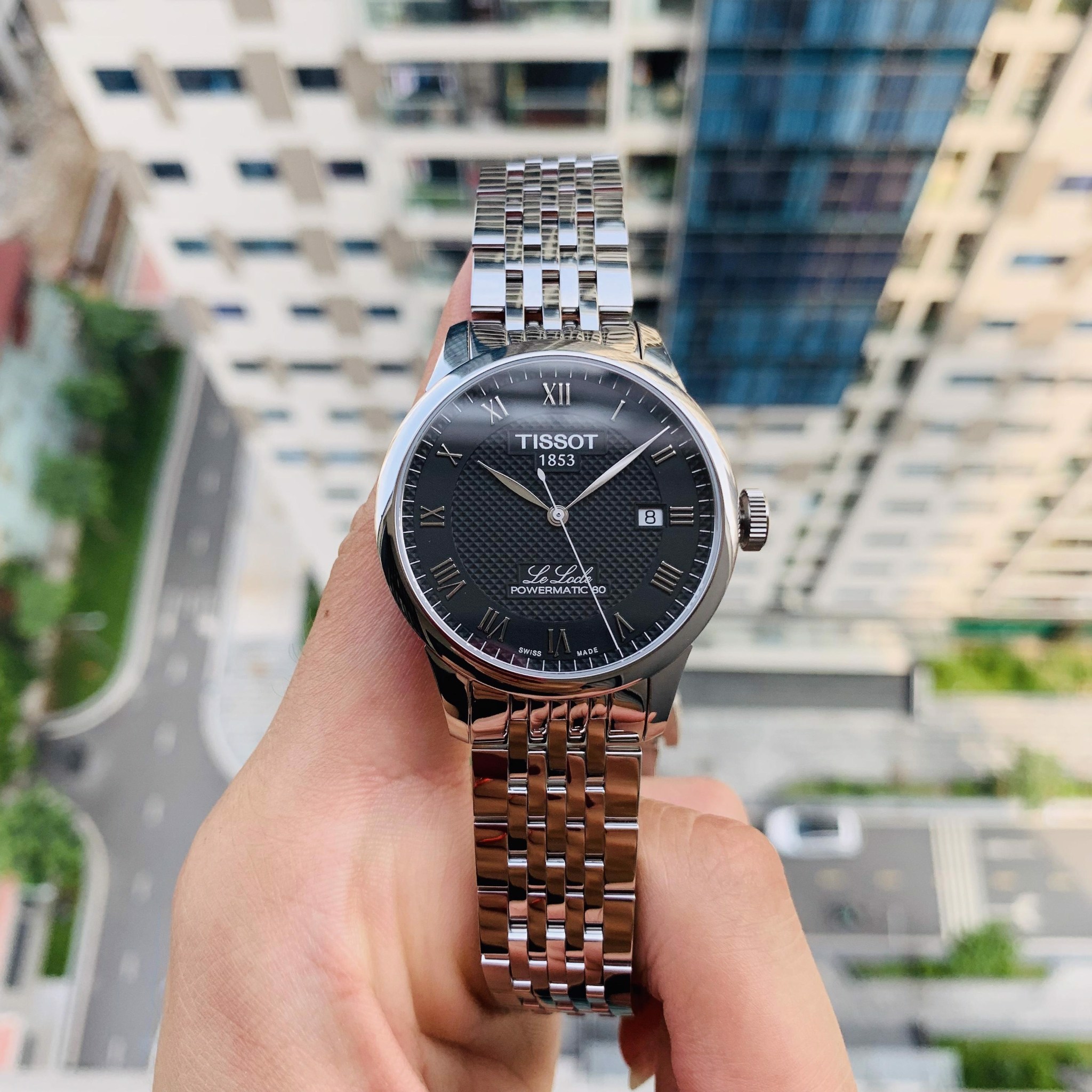 Đồng hồ cơ Nam T-S tự động automatic dây thép