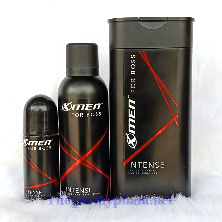 Combo Xmen for Boss Intense Lăn 50ml + Xịt 150ml + Gội 380g