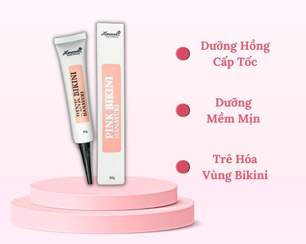 Kem dưỡng mờ thâm làm hồng vùng bikini Hanayuki 30g