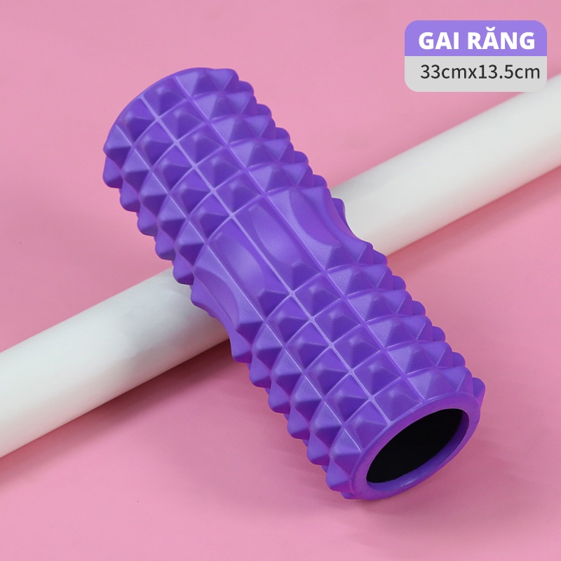 Con Lăn Massage Lưng Foam Roller ‎33x13 Cm Tập Yoga Tập Gym Tại Nhà Ống Lăn Xốp Thể Thao Giãn Cơ