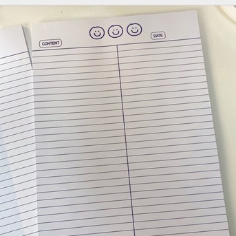 Giấy note ghi bài B5 mặt cười
