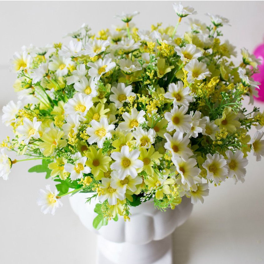 CHÙM HOA CÁNH BƯỚM 25-30 HOA VẢI LỤA LIZ57