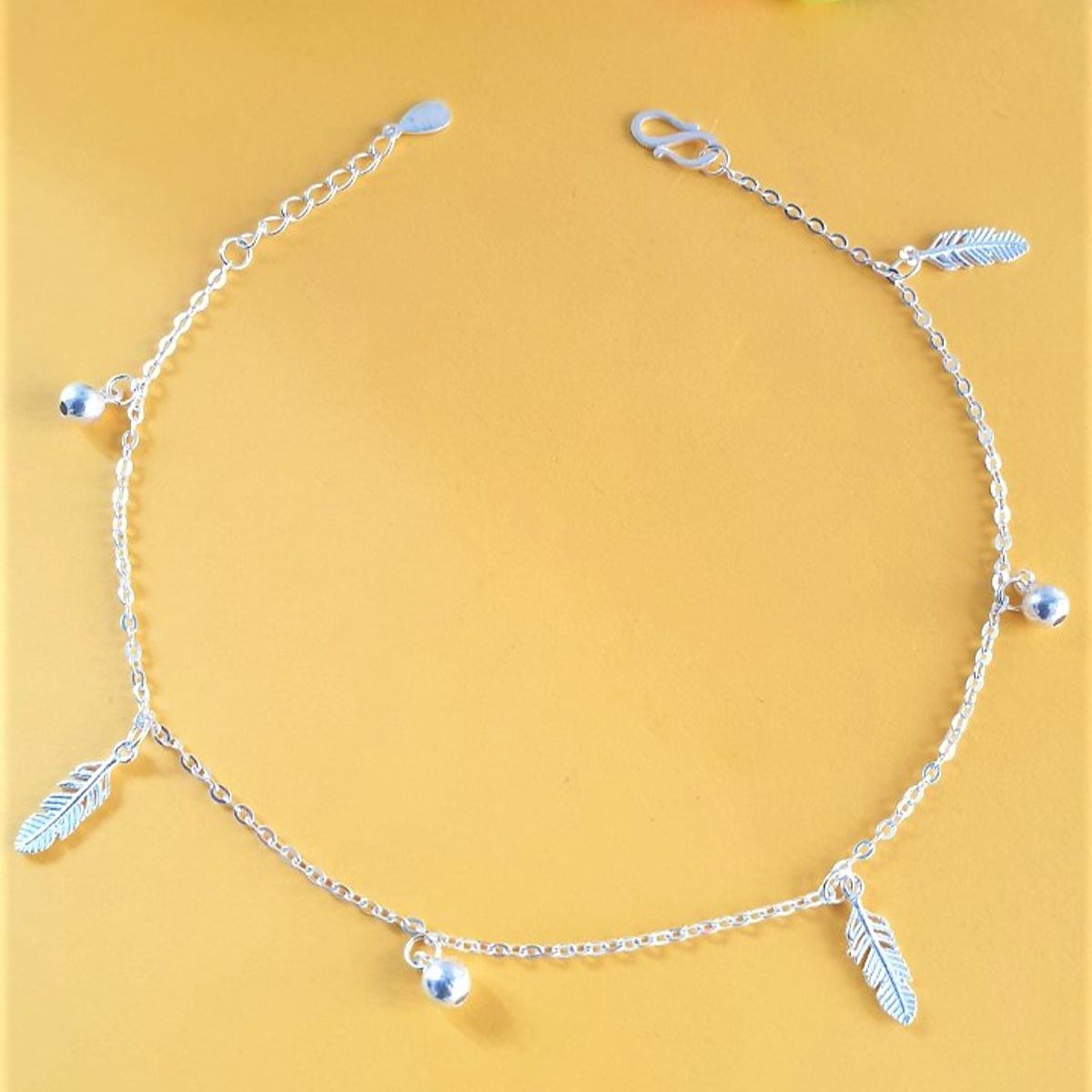 Women's Silver Anklets