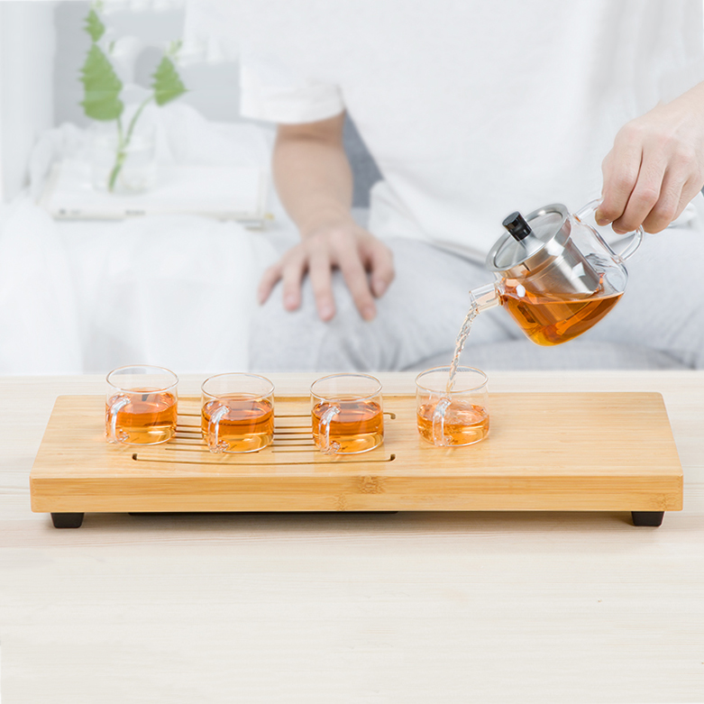 Bình lọc trà thủy tinh Samadoyo S048B 470mL (Vàng)