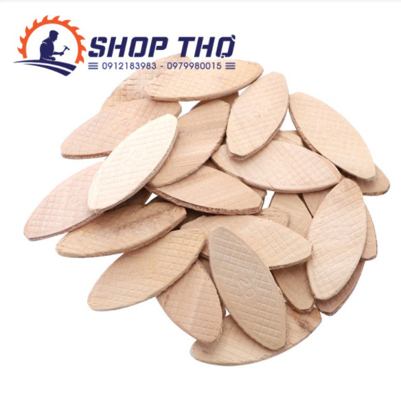 Mộng Bánh Quy liên kết gỗ cỡ 0, 10, 20 ( Túi 100 Miếng )