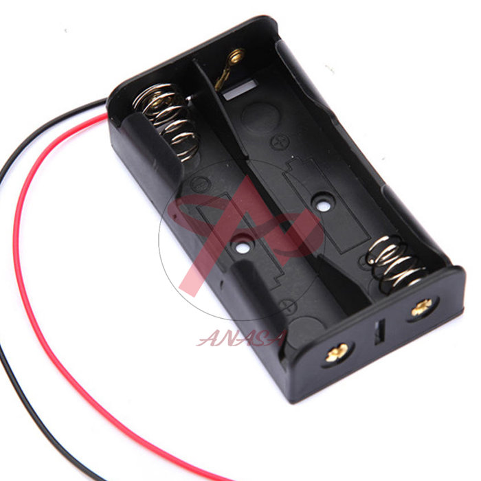Đế pin 18650 có dây 2 pin