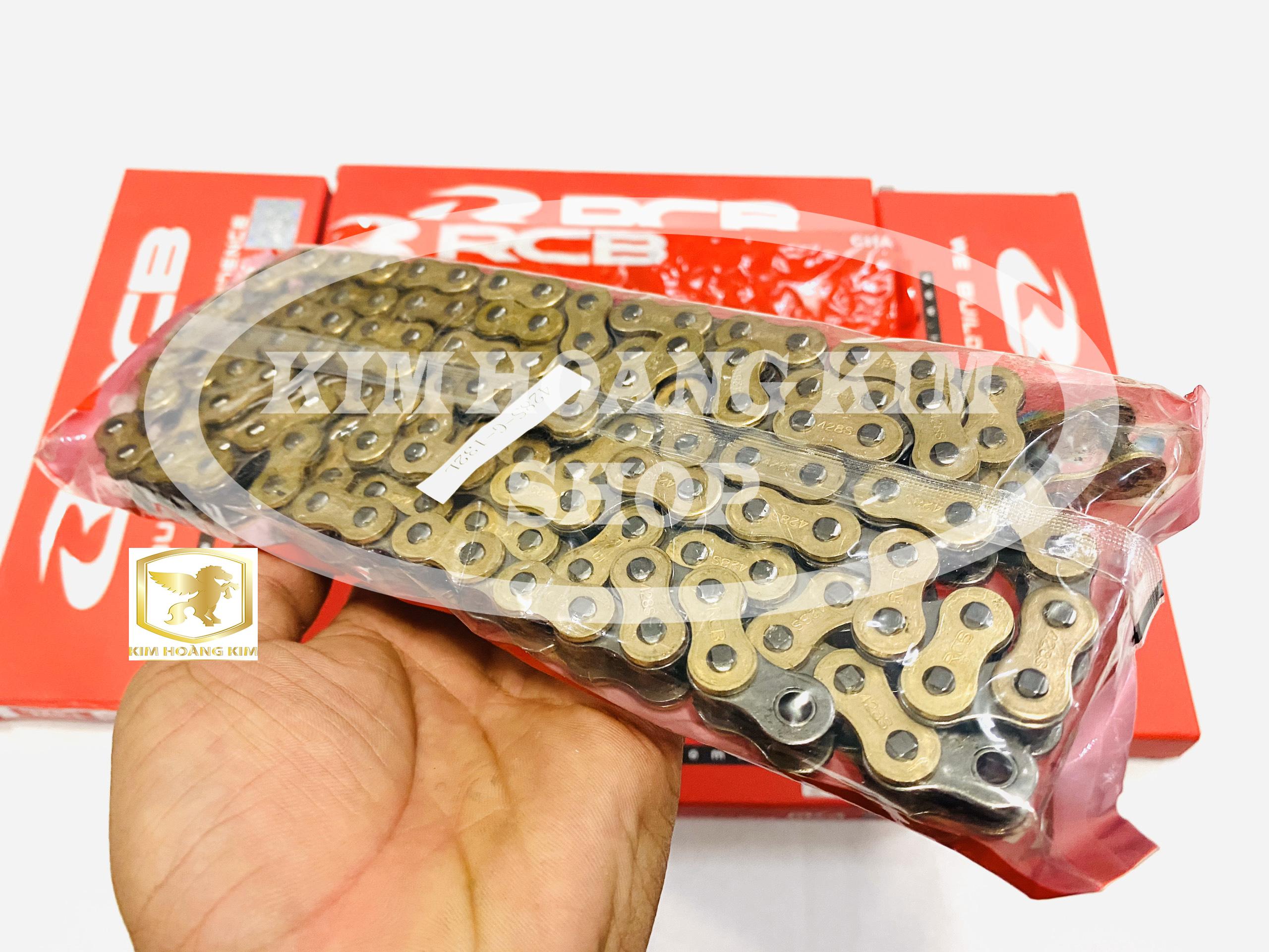 Sên Vàng RCB 428s -132L 9li gắn exciter,winner,Dream,Sirius,Wave....