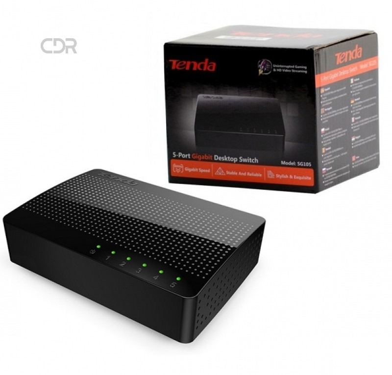 [HCM]Switch Tenda SG105 5-Port Gigabit
