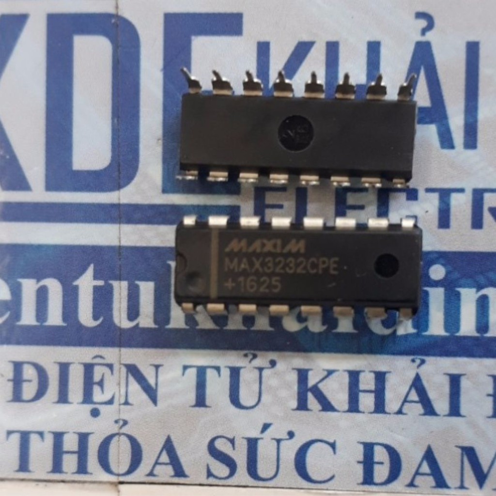 5 con max3232 max3232cpe max3232epe dip-16 rs-232 kde4426
