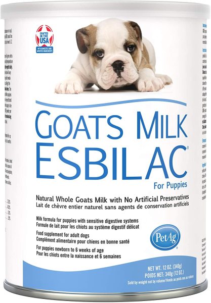 Sữa dê Esbilac cho cún sơ sinh yếu bụng (Lon 340gr)