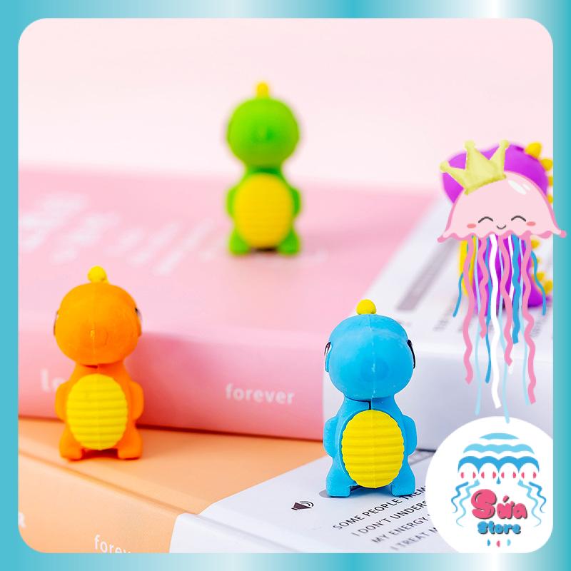 Tẩy hình khủng long cục gôm hình khủng long baby dễ thương cho học sinh TAY02