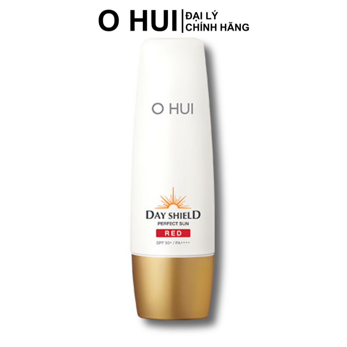 [HCM]Kem chống nắng trắng da Ohui Day Shield Perfect Sun Red 50ml SPF 50+/PA++++, tạo lớp nền mịn hơn