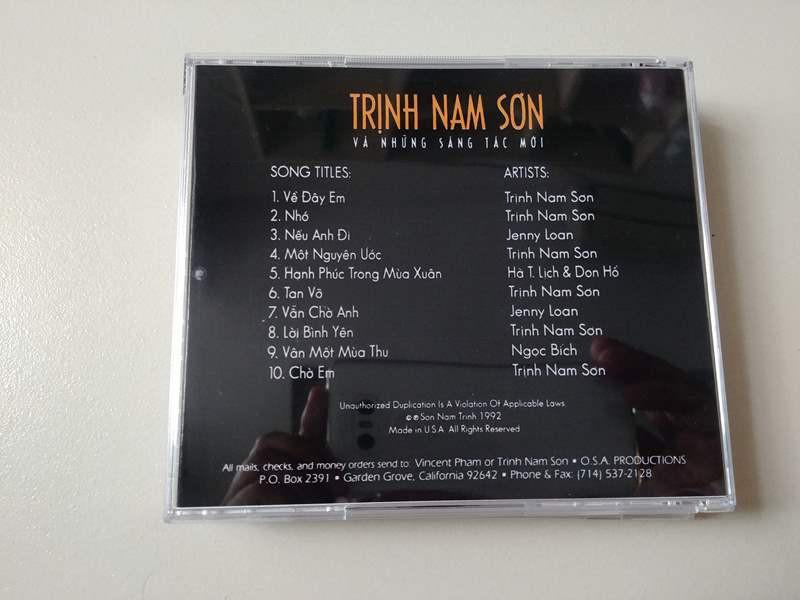 Combo 3 CD Trịnh Nam Sơn