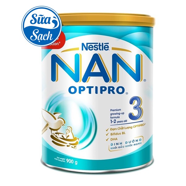 Sữa Bột Nan Optipro 3 900g (mẫu mới)