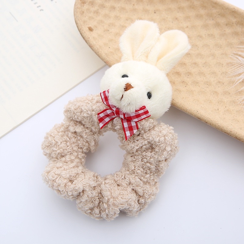 Dây buộc tóc hình thỏ, gấu đáng yêu