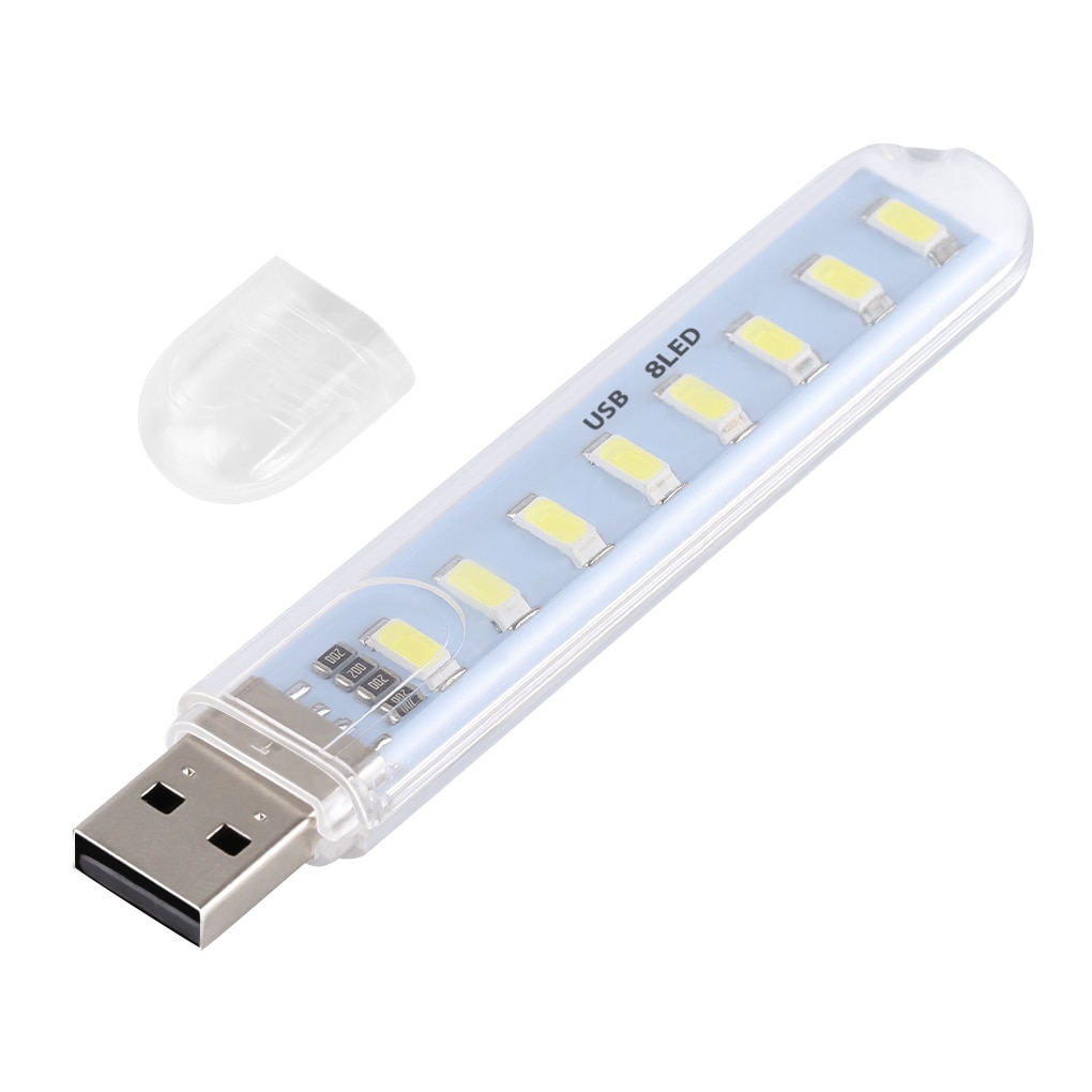 Đèn USB siêu sáng 8 LED ( bộ 2 đèn)