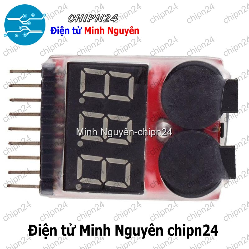 [1 cái] (D64) Mạch Đo báo pin Lipo RC 1-8s - HH002440