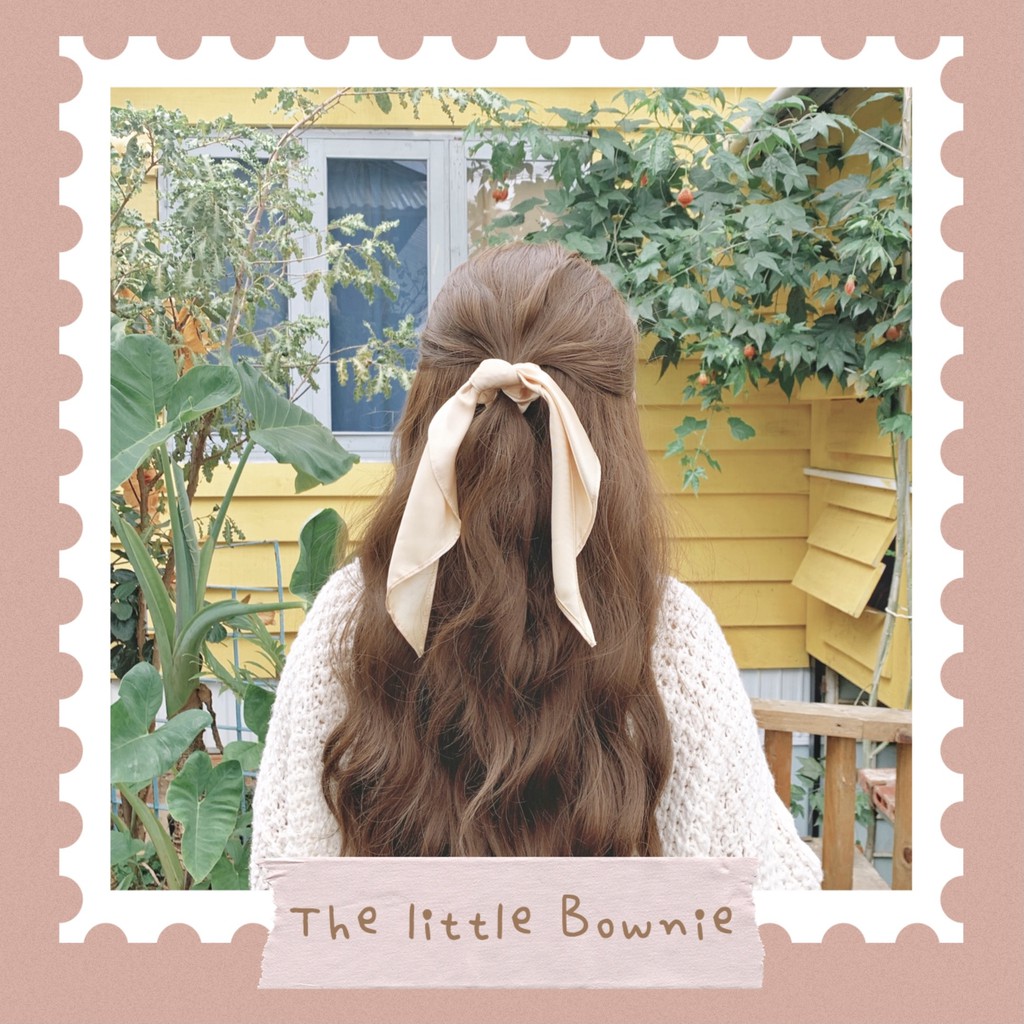 Cột tóc vải tiểu thư Janet Scrunchie The little Bownie