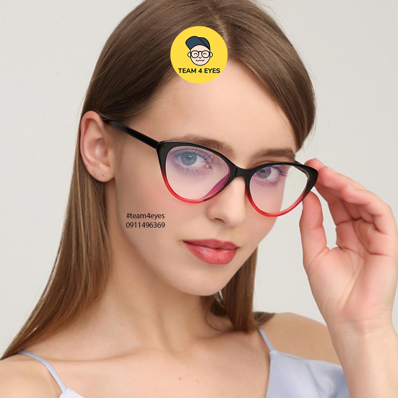 [ Ảnh thật ]  Kính cận form miu miu mắt mèo thời trang
