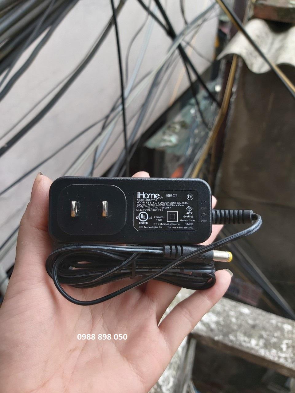 NGUỒN 7.5V 2A