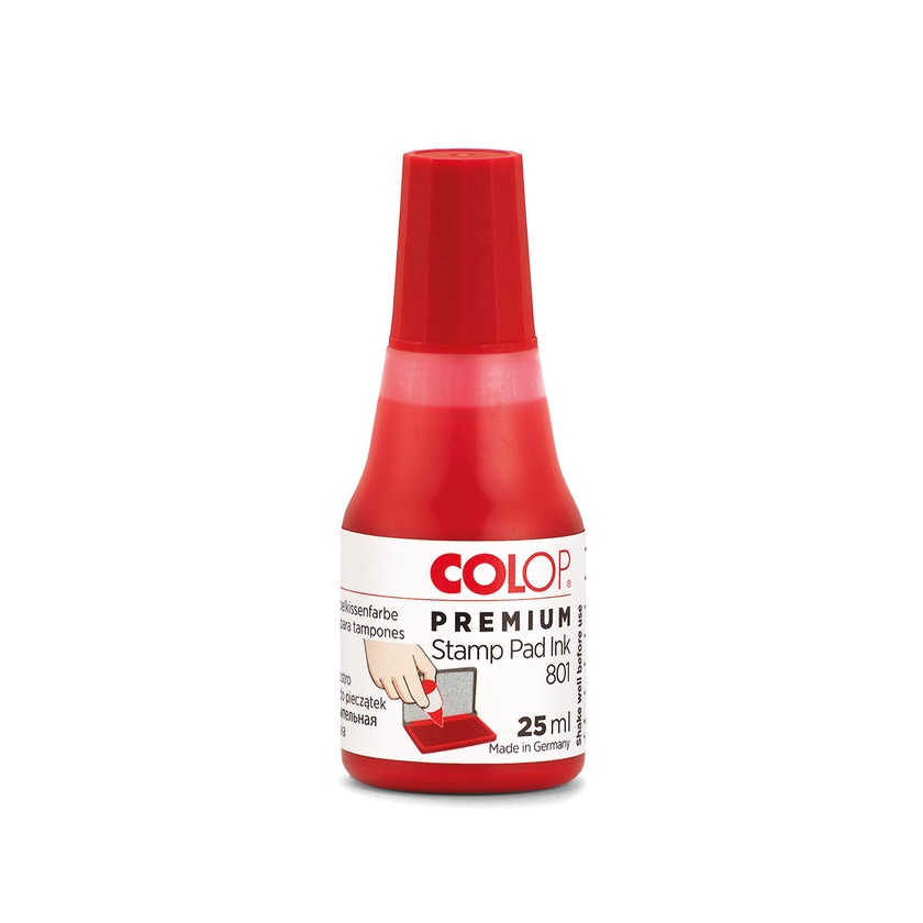 Mực đổ con dấu hay khay mực trên Giấy Thường Nhiều màu COLOP