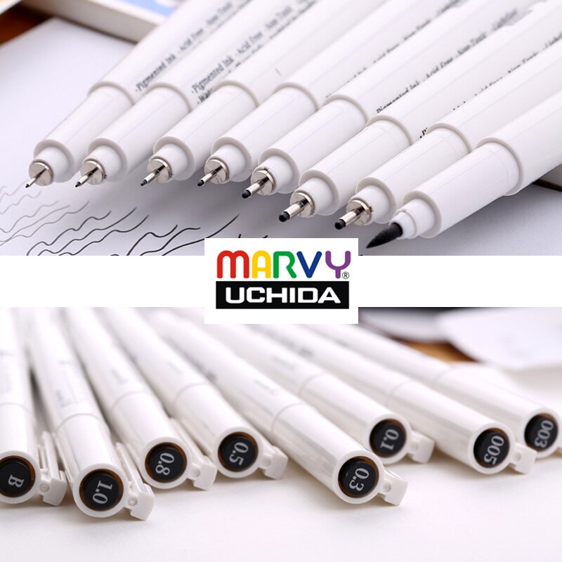 Bộ bút line đi nét Marvy 4600