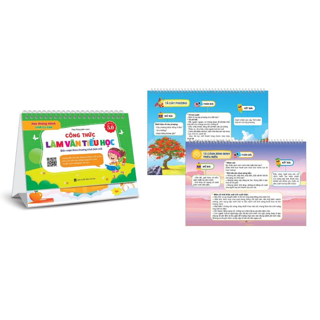 Sách - Bộ Lịch Công Thức Làm Văn Tiểu Học (Phiên bản 5.0)