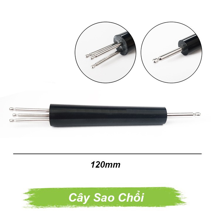 Bộ Dụng Cụ Diện Chẩn Dạ Dày - 4 Món (Sao Chổi, Dò Cầu, Chày Đâm Tiêu, Cao Xoa)