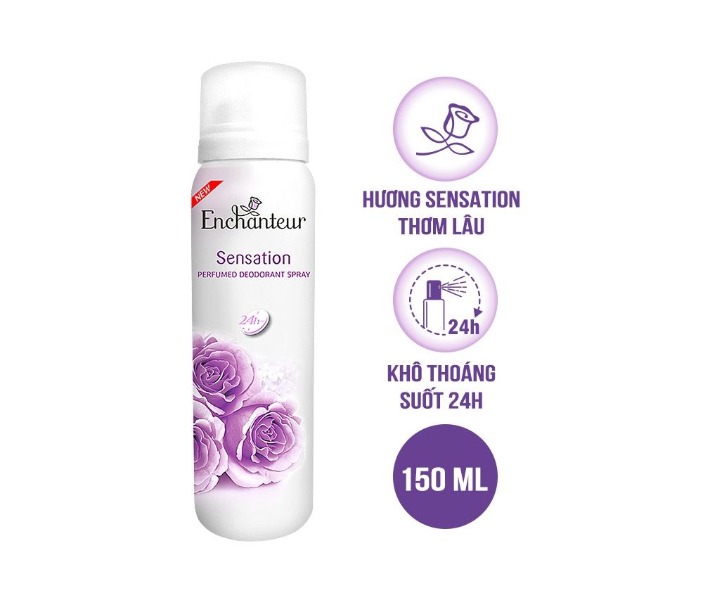 Xịt khử mùi Enchanteur Charming/Delightful/Romantic/Magic 150ml