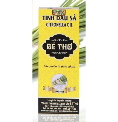Tinh dầu sả Bé Thơ 50ml