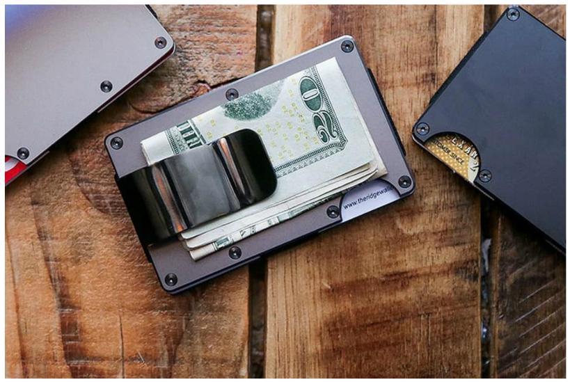 Euro Quality - Kẹp tiền Money Clip cao cấp Carbon Fiber Metal