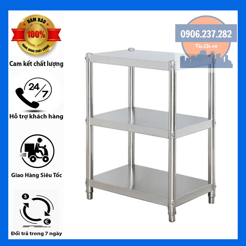 Kệ để đồ nhà bếp 3 tầng, 4 tầng, kệ inox để nhà bếp đa năng, kệ để xoong nồi nhà bếp 4 tầng, kệ inox nhà bếp, giá để đồ nhà bếp, giá để xoong nồi nhà bếp
