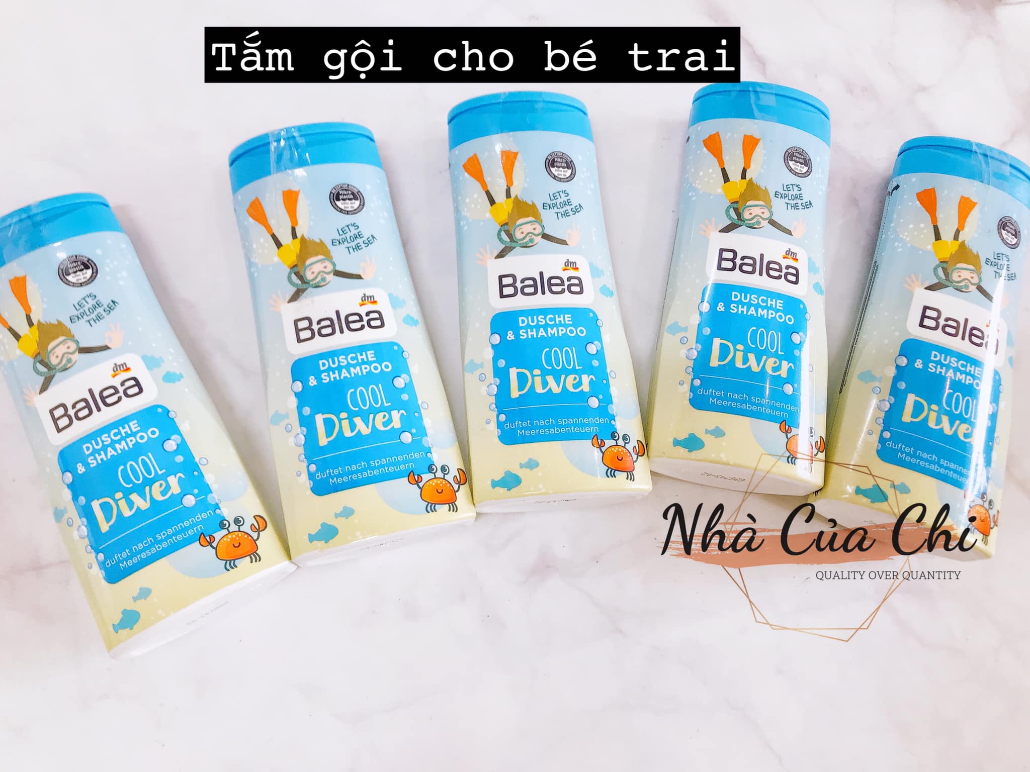 Sữa tắm gội cho bé trai Balea - hàng Đức