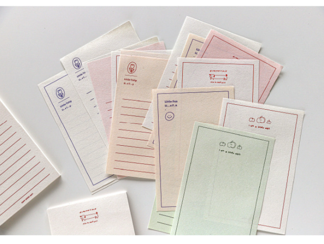 Giấy note ghi chú sticky memo, daily plan kiểu dáng basic IT Stationery