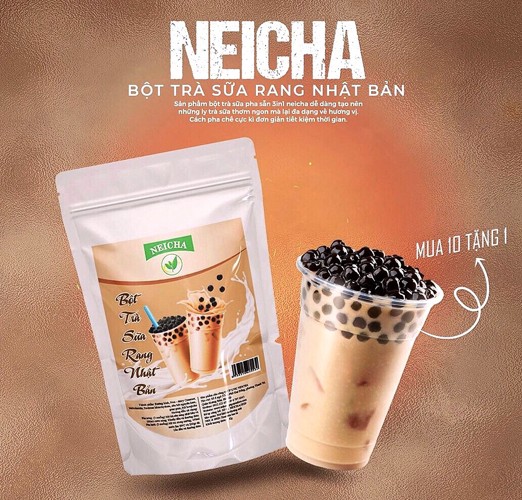 (200g)Trà Sữa Vị Rang Nhật Bản PHA SẴN SIÊU NHANH. DATE MỚI
