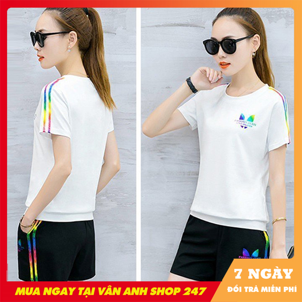 [HCM]Bộ thể thao Adidas 3 sọc ngắn