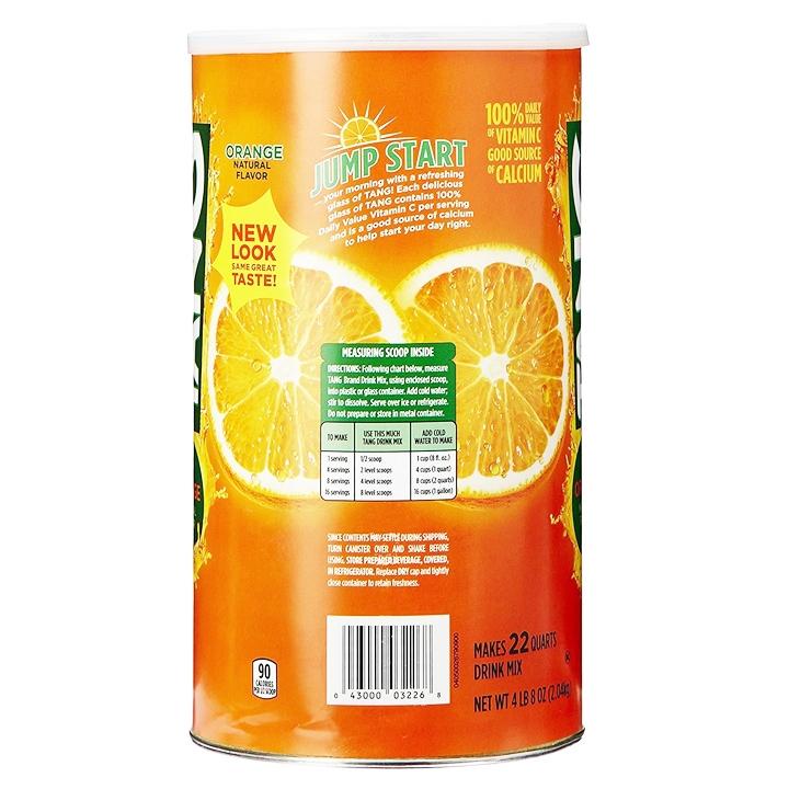 2.04kg  Hộp Bột Cam TANG của Mỹ
