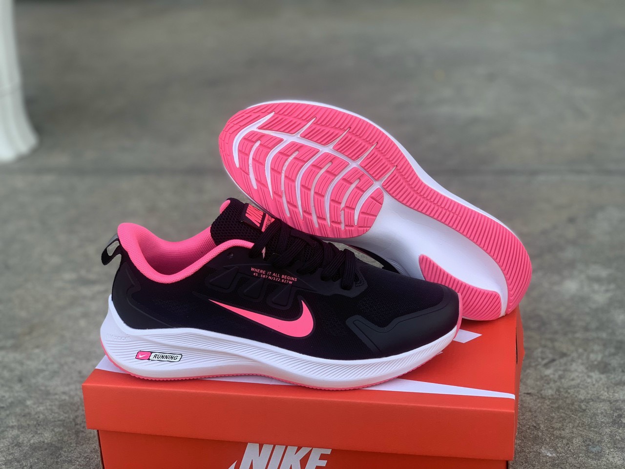 ( Free Ship - Tặng Tất Chính Hãng ) Giày Thể Thao chạy bộ Nữ Nike Air Relentless 1