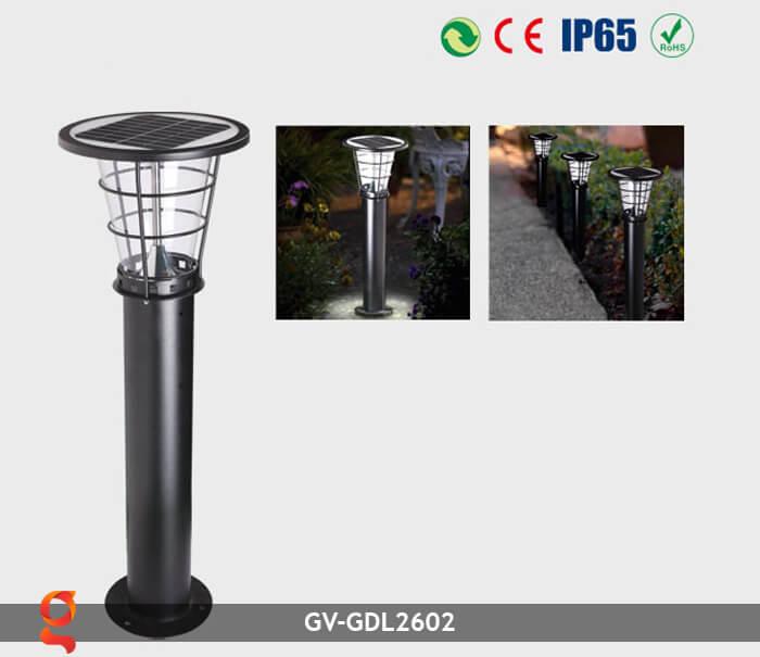 Đèn năng lượng mặt trời sân vườn GV-GDL2602 (80Cm)