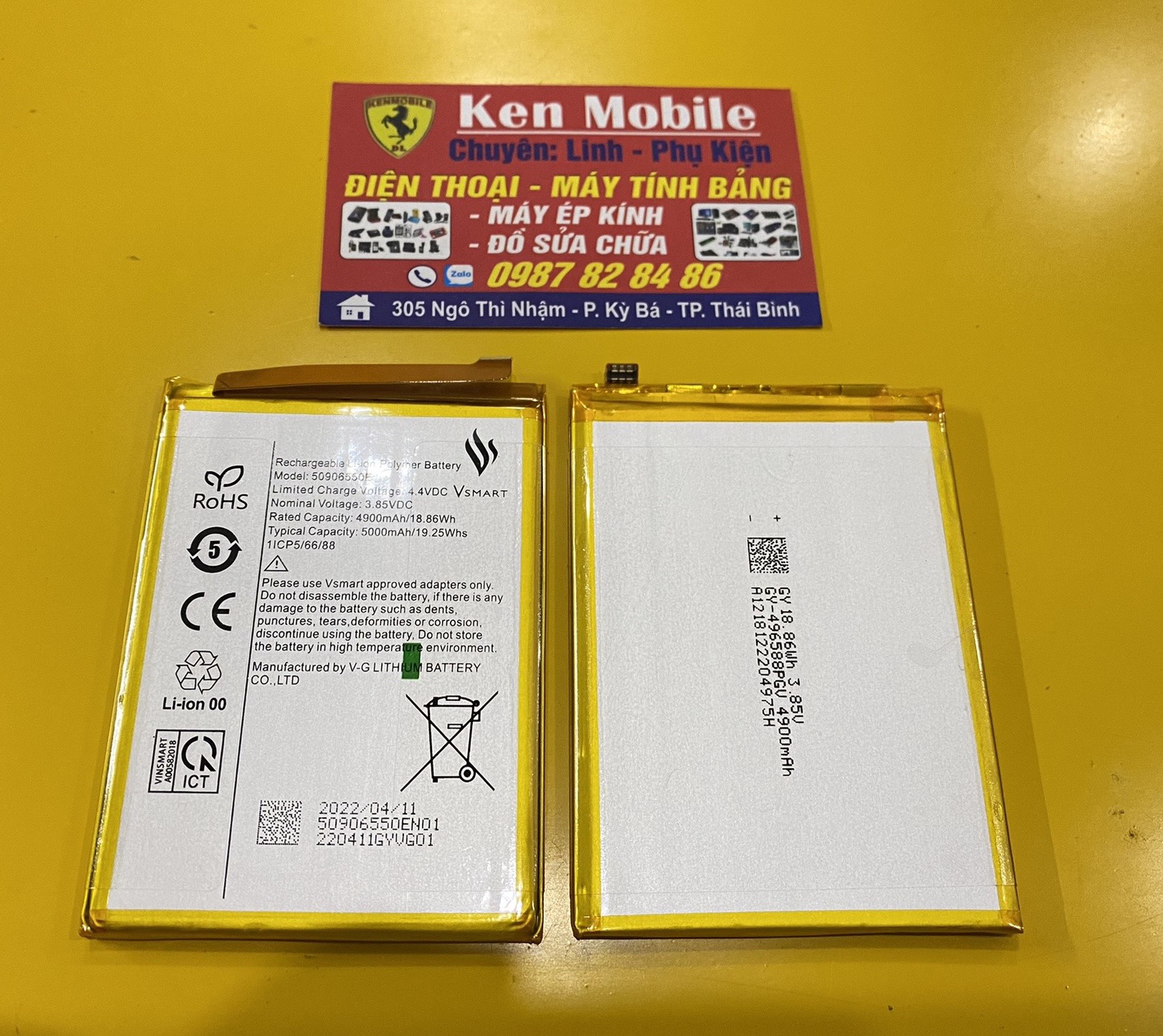 Pin zin vsmart star 5 modell 50906550