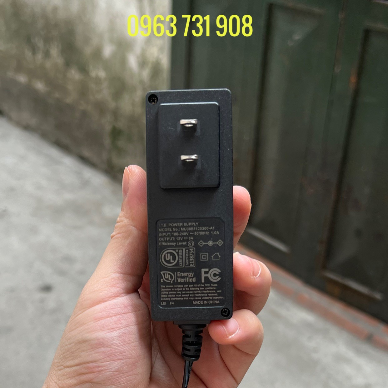 Cục nguồn 12V 3A chính hãng tháo máy
