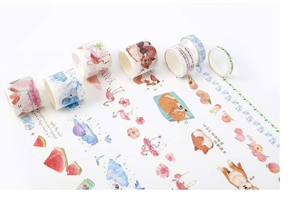 SET 10 CUỘN BĂNG DÍNH WASHI TRANG TRÍ