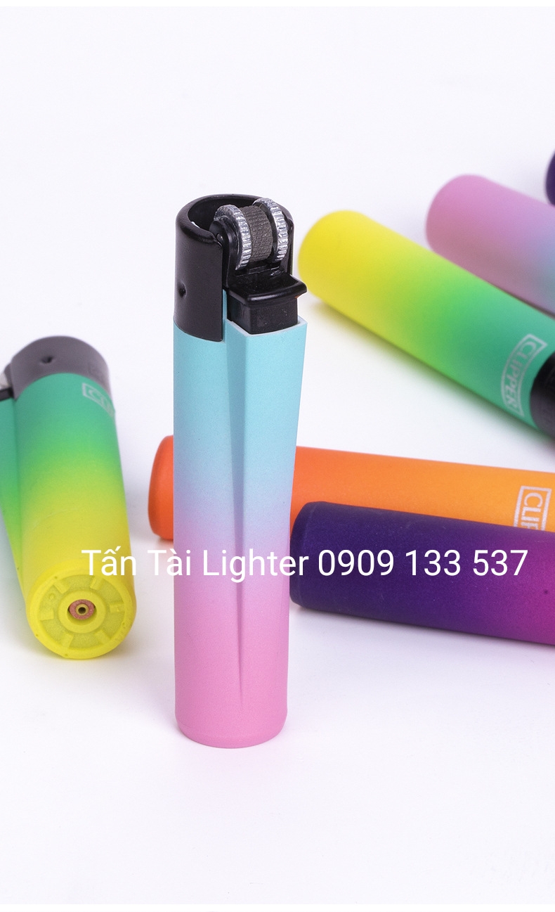 Bật Lửa Clipper phủ màu chính hãng