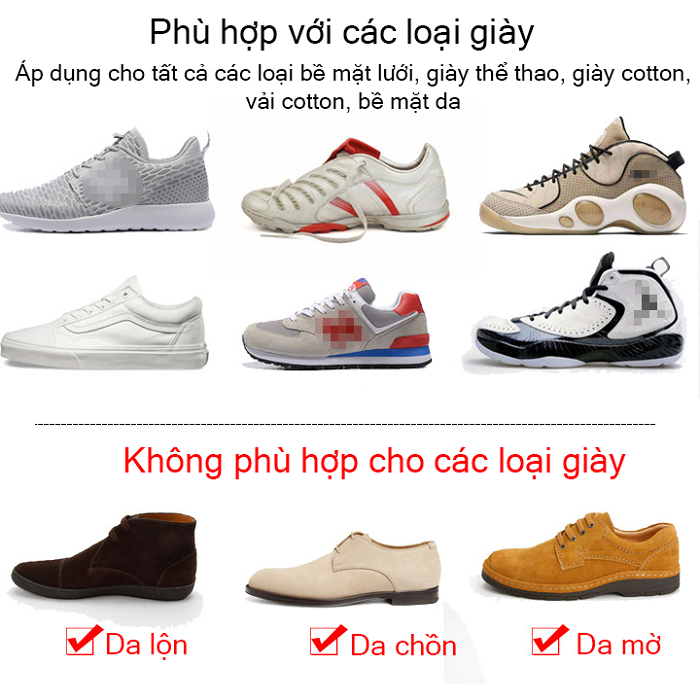 Chai xịt bọt làm sạch giày Sneaker Hando 300ml
