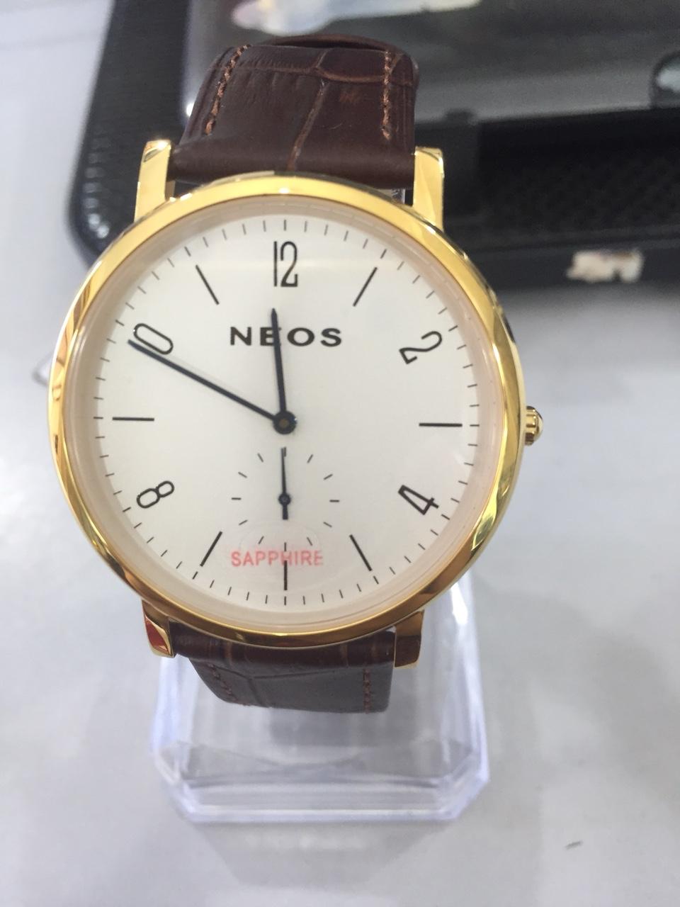 [HCM]Đồng Hồ Neos 40728M Dây Da Nam